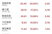 助妻为乐“苏超”爆火！300651，“20cm”涨停